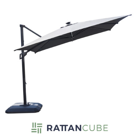 3m LED SOLAR PARASOL - SPEAKER USB