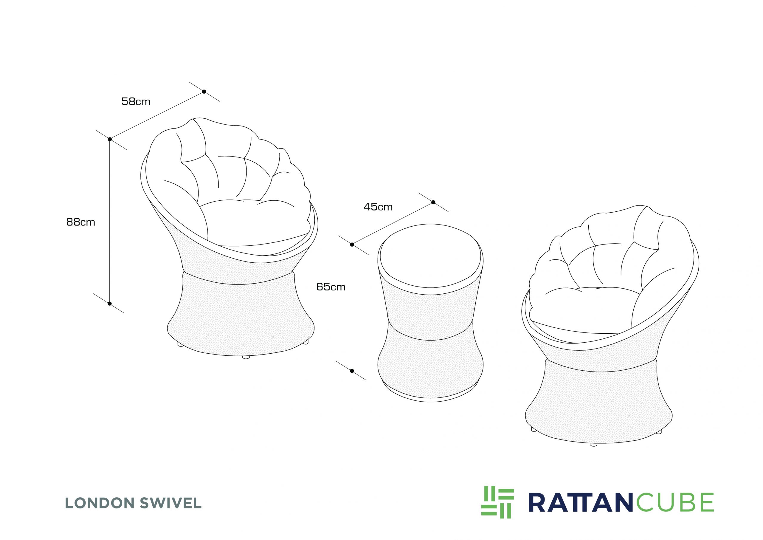 London Swivel Set - Image 16