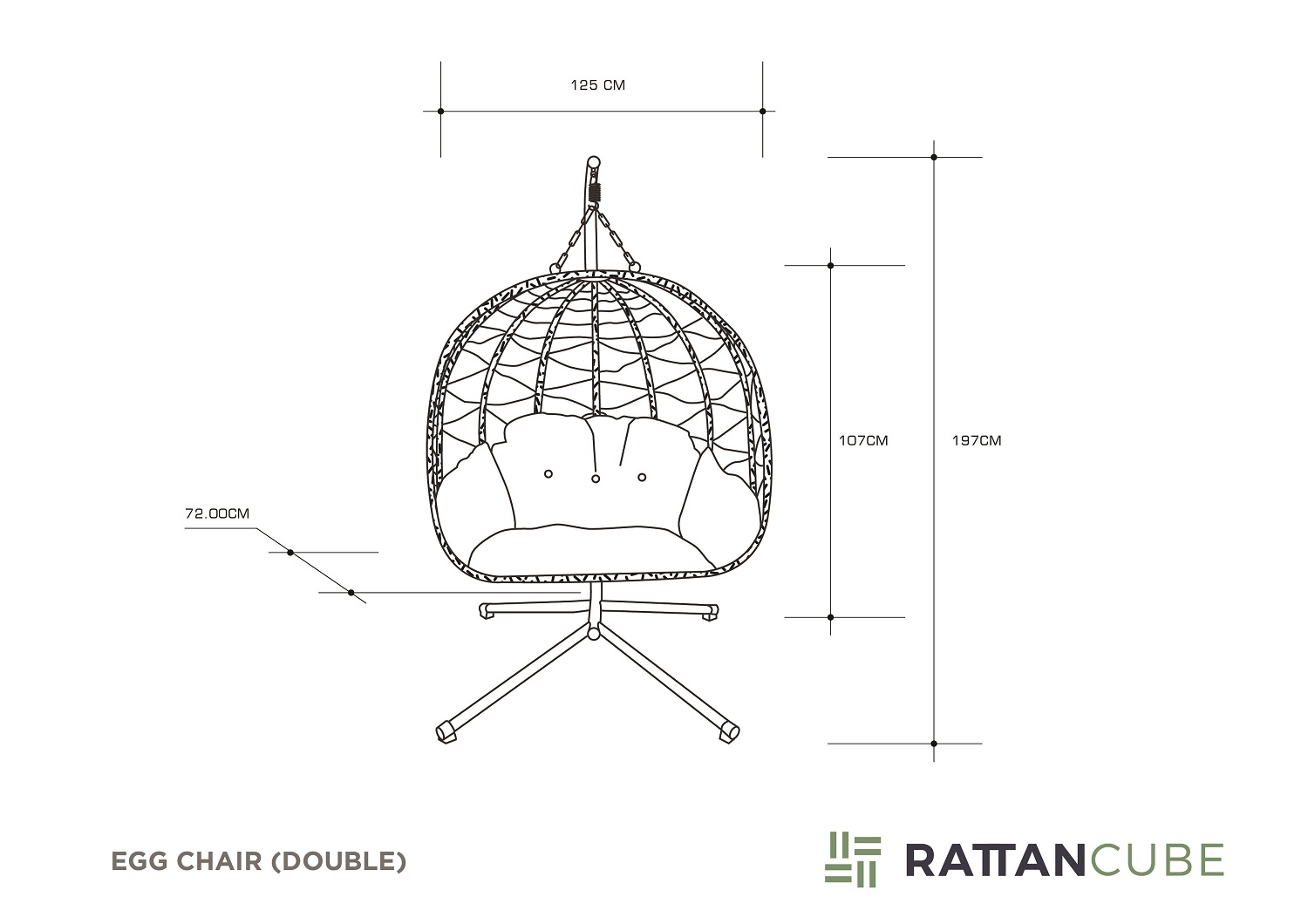 Egg Chair Double - Image 6