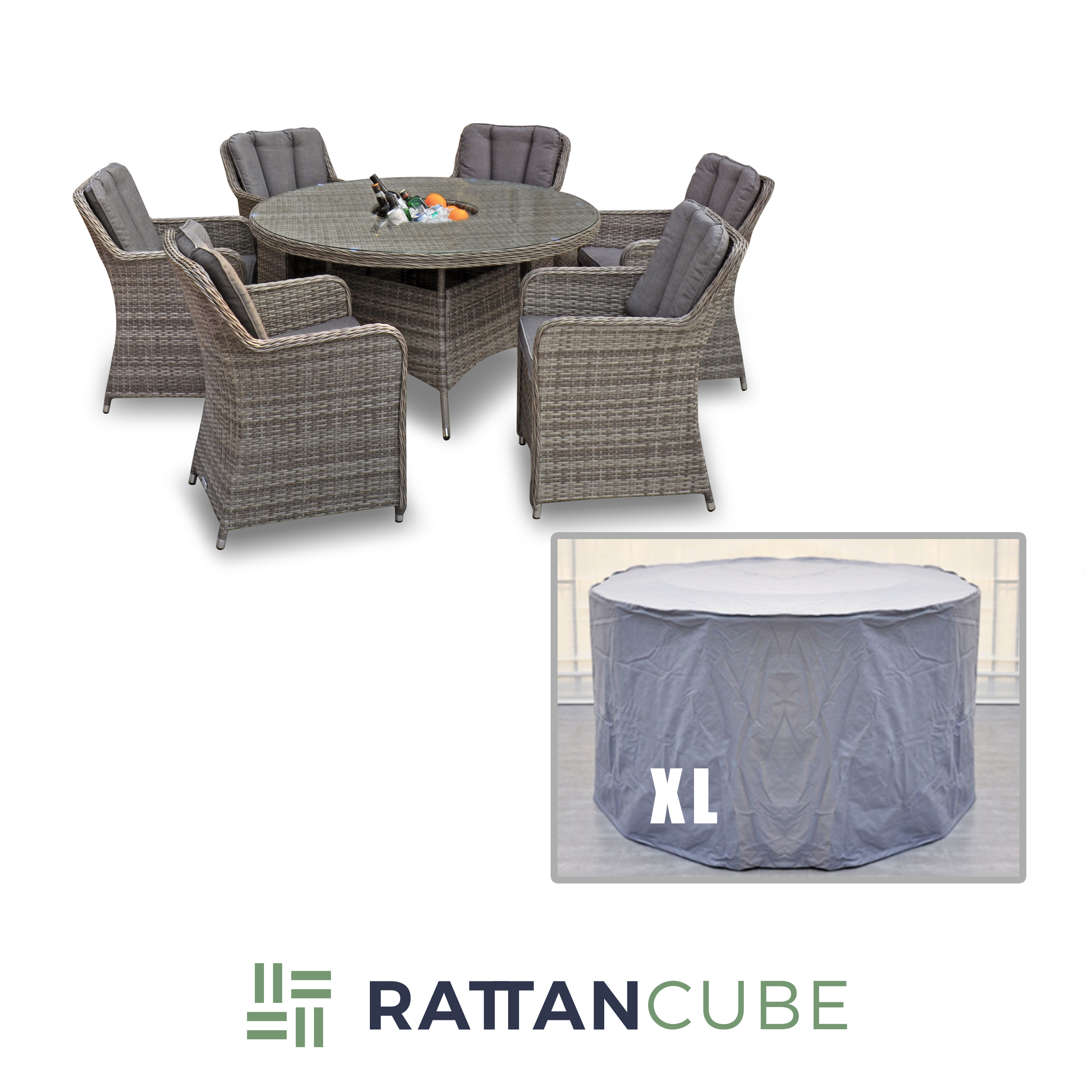 Circular Table Cover 235cm - Milano/Victoria Cover