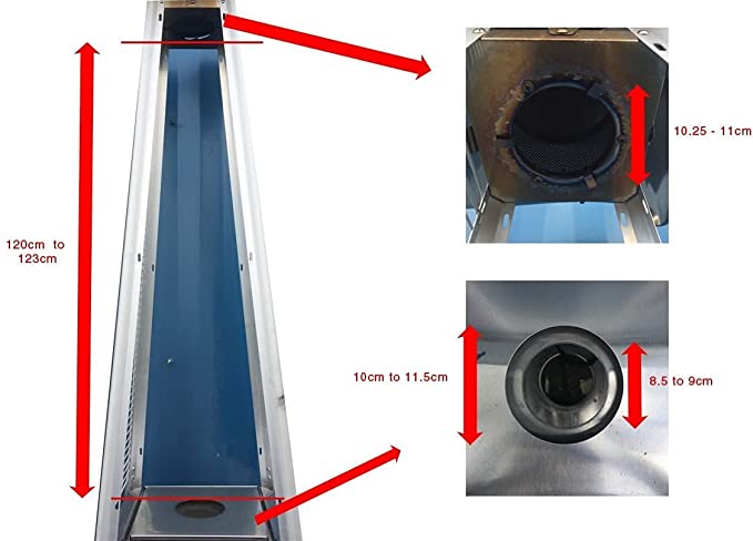 Glass Tube Replacement for Pyramid Gas patio Heater - Image 5